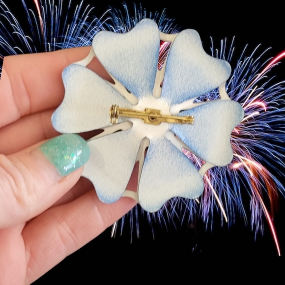 1976 U.S. Bicentennial Patriotic Jewelry Set- Necklace & Brooch - Picture 4 of 8